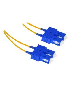 XtendLan FO patch SC-SC 1m 9/125, duplex, ultraflexibilní G.657.A1, LS0H, průměr 2mm, krátký vývod