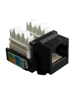 DATACOM Keystone RJ45 UTP CAT5E (110) KLASIK černý
