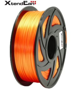 XtendLAN PLA filament 1,75mm lesklý oranžový 1kg