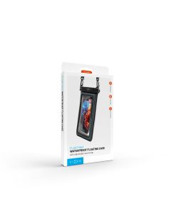 Voděodolné plovoucí pouzdro na mobil FIXED Float Max s kvalitním uzamykacím systémem a certifikací IPX8, černá