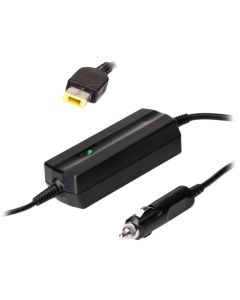 TRX Akyga napájecí adaptér do auta/ 20V/ 3,25A/ 65W/ Square yellow Slim Tip/ pro notebooky IBM/ Lenovo