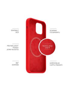 FIXED MagFlow Apple iPhone 14+, červený
