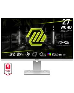 MSI Gaming MAG 274QRFW/ 27"/ 2560 x 1440/ IPS/ 1ms/ 180Hz/ 400cd/m2/ 1000:1/ HDMI/ DP/ VESA/ bílý