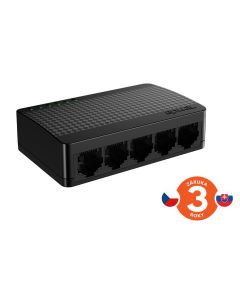 Tenda SG105M -  5x Gigabit Desktop Ethernet Mini Switch, 10/100/1000 Mb/s, 10Gb/s, fanless