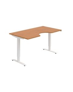 Psací stůl Hobis Motion Ergo MSE 2 1600 - olše/bíl