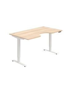 Psací stůl Hobis Motion Ergo MSE 2M 1600 - akát/bí