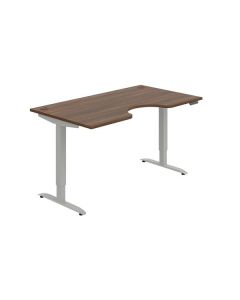 Psací stůl Hobis Motion Ergo MSE 2M 1600 - ořech/š