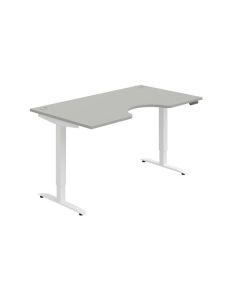 Psací stůl Hobis Motion Ergo MSE 2M 1600 - šedá/bí