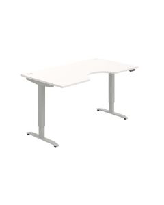 Psací stůl Hobis Motion Ergo MSE 2M 1600 - bílá/še