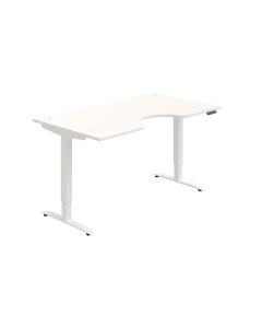 Psací stůl Hobis Motion Ergo MSE 2M 1600 - bílá/bí