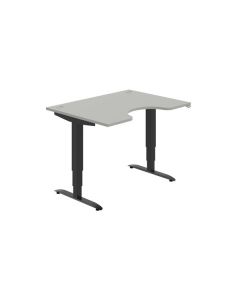Psací stůl Hobis Motion Ergo MSE 3 1200 - šedá/čer