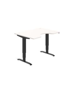 Psací stůl Hobis Motion Ergo MSE 3 1200 - bílá/čer