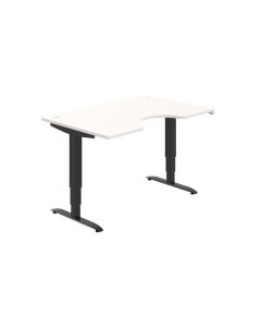 Psací stůl Hobis Motion Ergo MSE 3 1400 - bílá/čer
