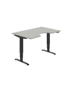 Psací stůl Hobis Motion Ergo MSE 3M 1400 - šedá/če