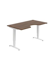 Psací stůl Hobis Motion Ergo MSE 3 1600 - ořech/bí