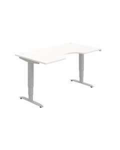 Psací stůl Hobis Motion Ergo MSE 3 1600 - bílá/šed