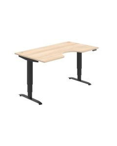 Psací stůl Hobis Motion Ergo MSE 3M 1600 - akát/če
