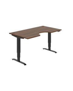 Psací stůl Hobis Motion Ergo MSE 3M 1600 - ořech/č