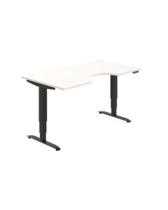 Psací stůl Hobis Motion Ergo MSE 3M 1600 - bílá/če