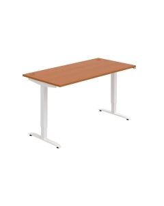 Psací stůl Hobis Motion MS 2 1600 - třešeň/bílá