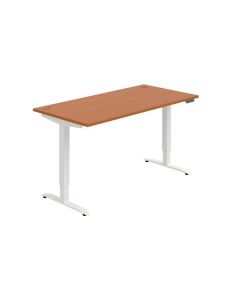 Psací stůl Hobis Motion MS 2M 1600 - třešeň/bílá