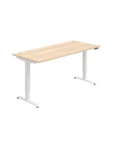 Psací stůl Hobis Motion MS 2M 1800 - akát/bílá