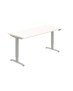 Psací stůl Hobis Motion MS 2M 1800 - bílá/šedá