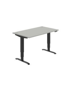 Psací stůl Hobis Motion MS 3M 1400 - šedá/černá