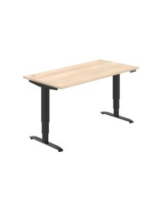Psací stůl Hobis Motion MS 3M 1600 - akát/černá