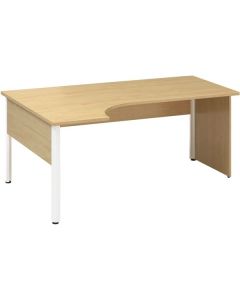 Psací stůl Alfa 100 - ergo, levý, 180 cm, divoká h