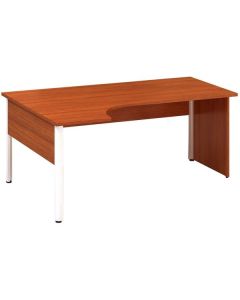 Psací stůl Alfa 100 - ergo, levý, 180 cm, třešeň