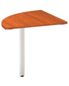 Přídavný stůl Alfa 100 - čtvrtkruh 80 cm, třešeň/š