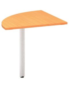 Přídavný stůl Alfa 100 - čtvrtkruh 80 cm, buk Bava