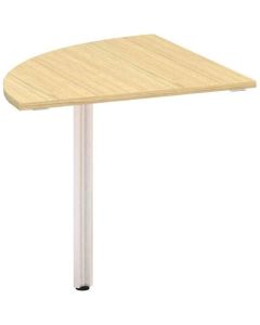 Přídavný stůl Alfa 100 - čtvrtkruh 80 cm, dub Vice