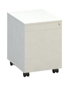 Mobilní kontejner Alfa 500 - 3+1 zásuvky, bílý