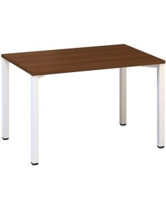 Psací stůl Alfa 200 - 120 x 80 cm, ořech/bílý