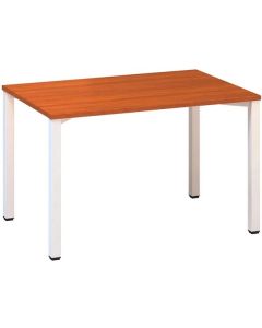 Psací stůl Alfa 200 - 120 x 80 cm, třešeň/bílý