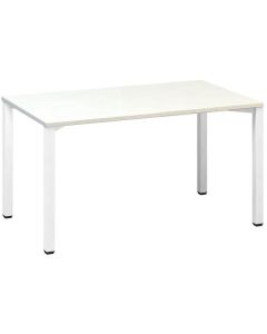 Psací stůl Alfa 200 - 140 x 80 cm, bílý/bílý