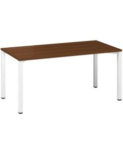 Psací stůl Alfa 200 - 160 x 80 cm, ořech/bílý