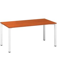 Psací stůl Alfa 200 - 160 x 80 cm, třešeň/bílý