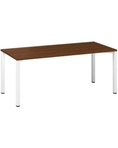Psací stůl Alfa 200 - 180 x 80 cm, ořech/bílý