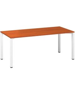 Psací stůl Alfa 200 - 180 x 80 cm, třešeň/bílý
