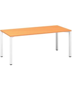 Psací stůl Alfa 200 - 180 x 80 cm, buk Bavaria/bíl