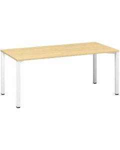 Psací stůl Alfa 200 - 180 x 80 cm, dub Vicenza/bíl
