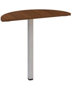 Přídavný stůl Alfa 200 - 80 cm, ořech/stříbrný