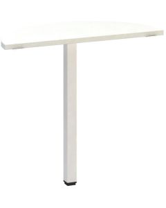 Přídavný stůl Alfa 200 - 80 cm, bílý/bílý