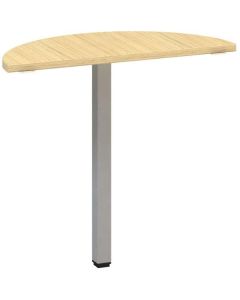 Přídavný stůl Alfa 200 - 80 cm, dub Vicenza/stříbr