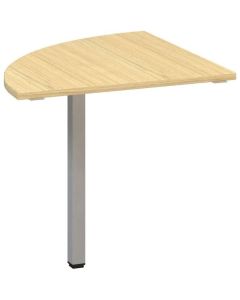 Přídavný stůl Alfa 200 - čtvrtkruh 80 cm, dub Vice