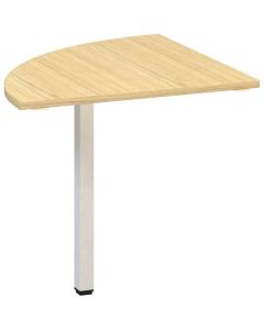 Přídavný stůl Alfa 200 - čtvrtkruh 80 cm, dub Vice