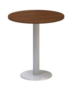 Jednací stůl Alfa 400 - 70 cm, ořech/stříbrný